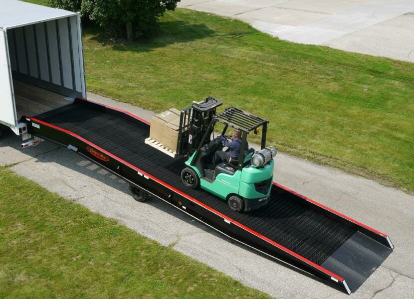 Faster Safer Loading Times With Copperloy S Yard Ramps