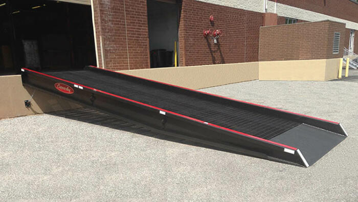 Dock-to-ground-ramp | Yard Ramp Rental, Yard Ramps & Portable Loading ...