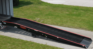 how to unload a truck without a loading dock