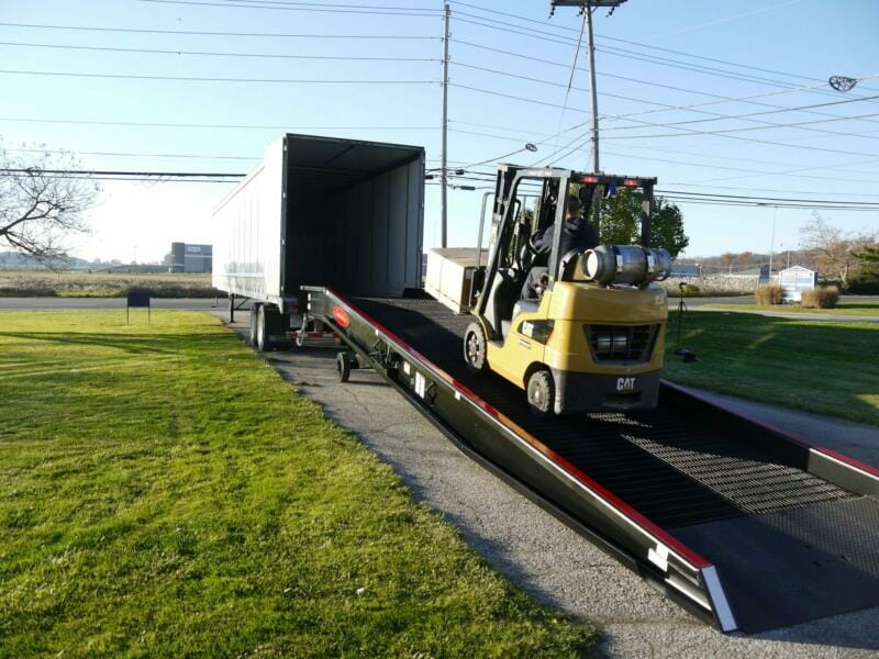 Aluminum Yard Ramps | Warehouse Dock Ramps