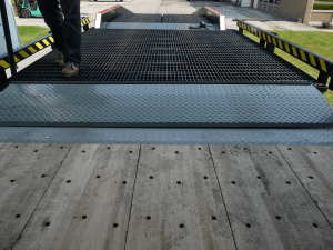  Widths of Lots-a-ramps® edge of dock leveler