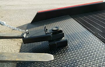 yard ramp positioning sleeve