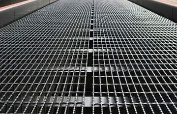 deck grating on our steel yard ramps