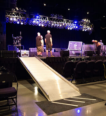 Stage Ramps for Concerts and Theater