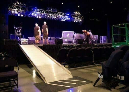 Stage Ramps | Portable Ramp Aluminum Easily Holds 7,500 Lbs